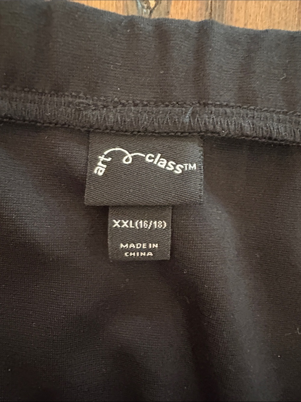 Girls Black Ponte Mini Slip Skirt - Picture 2 of 4